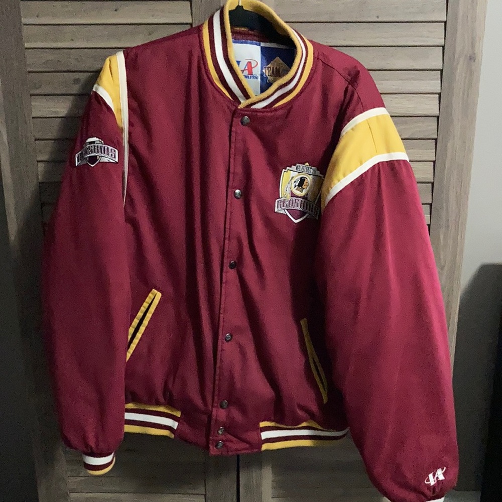 Vintage- Logo Athletic Washington Redskins Bomber Jacket - Picture 1 of 10